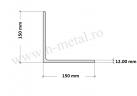 Cornier zincat 150x150x12 mm 1